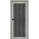 Межкомнатные Двери Portalino Doors PL-ECO-25 Черное стекло Ламинатин