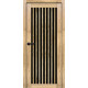 Межкомнатные Двери Portalino Doors PL-ECO-25 Черное стекло Ламинатин