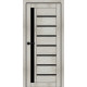 Міжкімнатні Двері Portalino Doors PL-ECO-01 Чорне скло Ламінатин