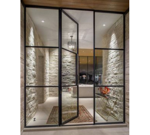 Межкомнатные Двери RockWood Design MetalGlass 3 Стеклянные