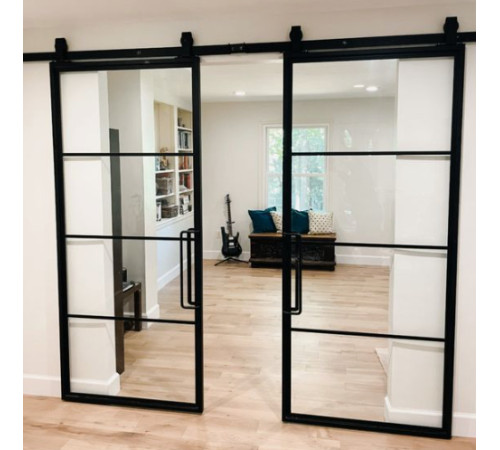 Межкомнатные Двери RockWood Design MetalGlass 5 Стеклянные