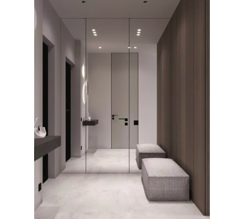 Міжкімнатні Двері RockWood Design Secret Mirror З дзеркалом Скляні
