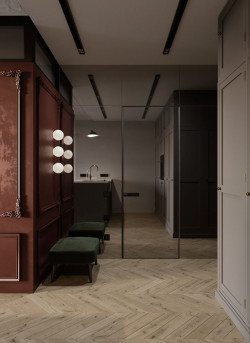 Двери RockWood Design Crystal View С зеркалом