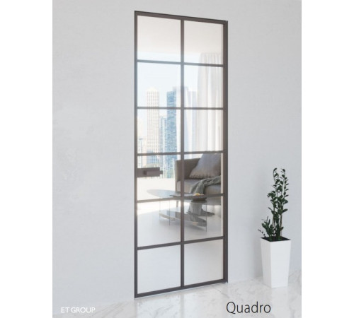 Міжкімнатні Двері Secret Doors Quadro Скляні