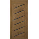 Межкомнатные Двери SherWood Sline S7 Черное стекло ПВХ плёнка