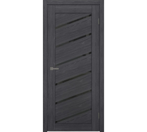 Межкомнатные Двери SherWood Sline S7 Черное стекло ПВХ плёнка