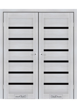 Двері StilDoors FLORIDA подвійні Чорне скло