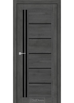 Двері StilDoors VITANO Чорне скло