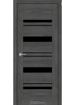 Двері StilDoors FIORENTA Чорне скло