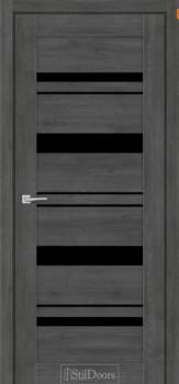 Двері StilDoors FIORENTA Чорне скло