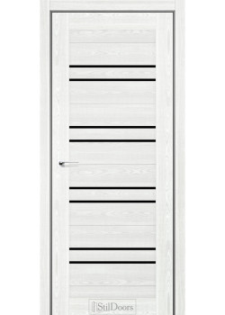 Двері StilDoors FERRO Чорне скло