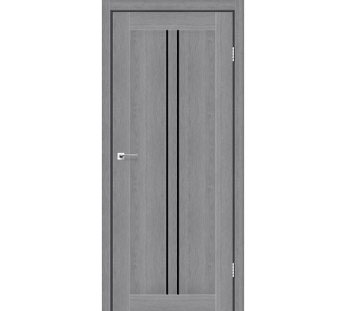 Межкомнатные Двери StilDoors BARSELONA Черное стекло ПВХ плёнка