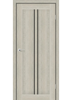 Двері StilDoors BARSELONA Чорне скло