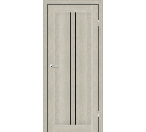 Межкомнатные Двери StilDoors BARSELONA Черное стекло ПВХ плёнка