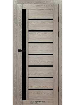 Двері Syndicate Doors SD-PVC-101 Чорне скло