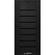 Міжкімнатні Двері Syndicate Doors SD-PVC-102 Чорне скло ПВХ плівка
