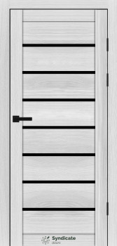Двери Syndicate Doors SD-PVC-102 Черное стекло