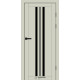 Межкомнатные Двери Syndicate Doors SD-PVC-107 Черное стекло ПВХ плёнка