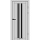 Межкомнатные Двери Syndicate Doors SD-PVC-107 Черное стекло ПВХ плёнка