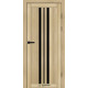 Межкомнатные Двери Syndicate Doors SD-PVC-107 Черное стекло ПВХ плёнка