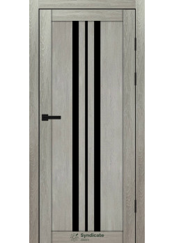 Двері Syndicate Doors SD-PVC-107 Чорне скло