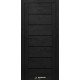 Міжкімнатні Двері Syndicate Doors SD-PVC-108 Чорне скло ПВХ плівка