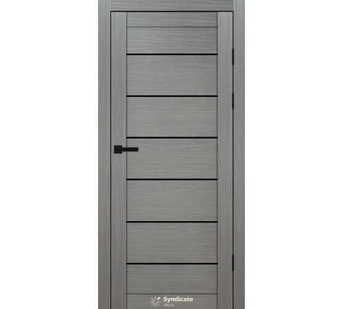 Міжкімнатні Двері Syndicate Doors SD-PVC-108 Чорне скло ПВХ плівка