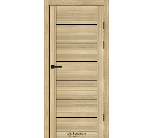 Міжкімнатні Двері Syndicate Doors SD-PVC-108 Чорне скло ПВХ плівка