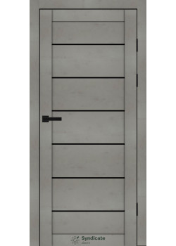 Двері Syndicate Doors SD-PVC-108 Чорне скло