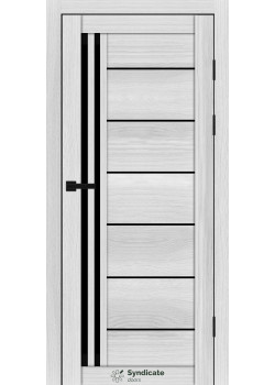 Двері Syndicate Doors SD-PVC-114 Чорне скло