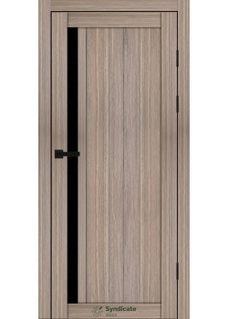 Двері Syndicate Doors SD-PVC-124 Чорне скло