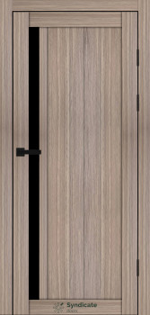 Двери Syndicate Doors SD-PVC-124 Черное стекло