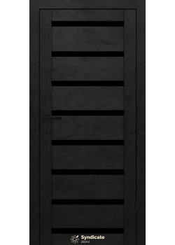 Двері Syndicate Doors SD-PVC-103 Чорне скло