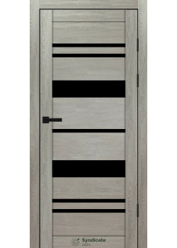 Двері Syndicate Doors SD-PVC-104 Чорне скло