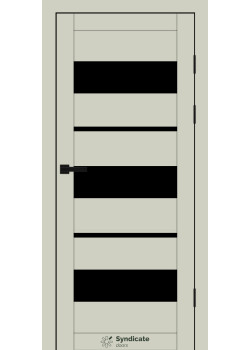 Двері Syndicate Doors SD-PVC-105 Чорне скло