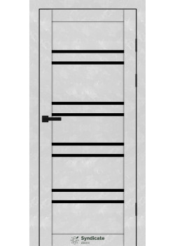 Двері Syndicate Doors SD-PVC-118 Чорне скло