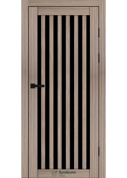 Двері Syndicate Doors SD-PVC-125 Чорне скло