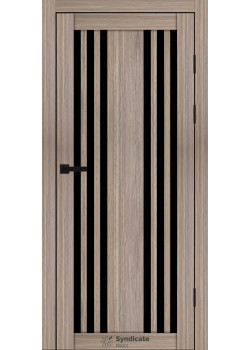 Двері Syndicate Doors SD-PVC-126 Чорне скло