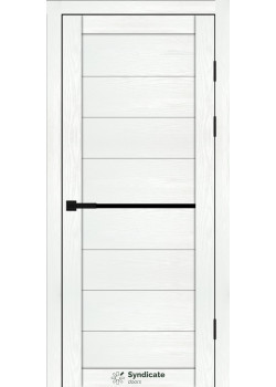 Двері Syndicate Doors SD-PVC-129 Чорне скло