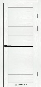 Двери Syndicate Doors SD-PVC-129 Черное стекло