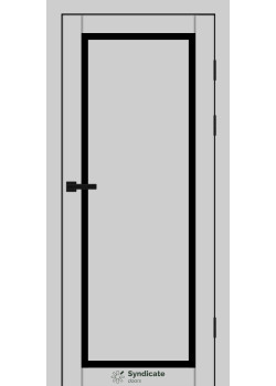 Двері Syndicate Doors SD-PVC-113 Чорне скло