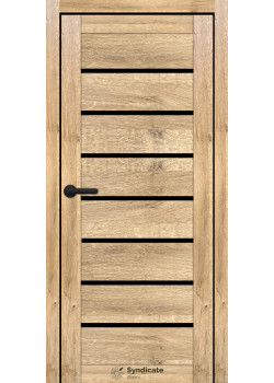 Двері Syndicate Doors SD-ECOTOP-102 Чорне скло