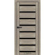 Міжкімнатні Двері Syndicate Doors SD-ECOTOP-103 Чорне скло Ламінатин