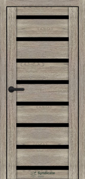 Двери Syndicate Doors SD-ECOTOP-103 Черное стекло