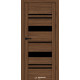 Міжкімнатні Двері Syndicate Doors SD-ECOTOP-104 Чорне скло Ламінатин
