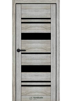 Двері Syndicate Doors SD-ECOTOP-104 Чорне скло
