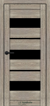 Двери Syndicate Doors SD-ECOTOP-105 Черное стекло