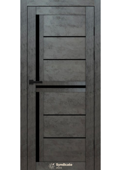 Двері Syndicate Doors SD-PVC-106 Чорне скло