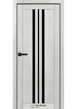 Двері Syndicate Doors SD-ECOTOP-107 Чорне скло