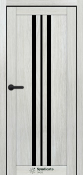 Двери Syndicate Doors SD-ECOTOP-107 Черное стекло